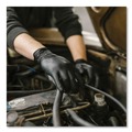 Food Service Disposable & Single Use Gloves | Ammex GPNB48100 5 mil Industrial Powder-Free Nitrile Gloves - X-Large, Black (1000/Carton) image number 6