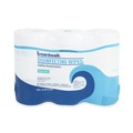 Cleaning Cloths & Wipes | Boardwalk BWK454W753CT 7 in. x 8 in. Quat-Based Disinfecting Wipes - Fresh Scent (4 Packs/Carton) image number 1