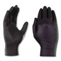 Food Service Disposable & Single Use Gloves | Ammex BX349100 9.5 in. Long 3 mil Powder-Free Industrial Nitrile Gloves - 2X-Large/Black (1000/Carton) image number 5