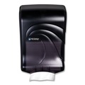 Towel Dispensers | San Jamar T1790TBK 11.75 in. x 6.25 in. x 18 in. Ultrafold Multifold/C-Fold Oceans Towel Dispenser - Transparent Black Pearl image number 0