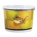 Food Containers & Lids | Chinet 70412 12 oz. Streetside Squat Paper Food Container with Plastic Lid (250/Carton) image number 0