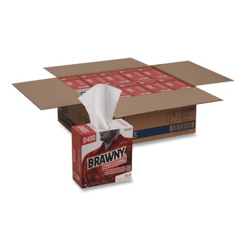 Georgia-Pacific 20070/03 9.25 in. x 16.3 in. 1-Ply Medium Duty Premium DRC Wipers - Unscented, White (90/Box)