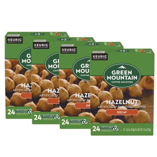 Coffee - Decaffeinated | Green Mountain Coffee 5000330143 Coffee K-Cups - Hazelnut Decaf (96/Carton) image number 0