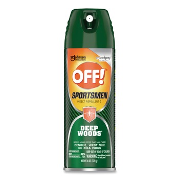INSECT REPELLENTS | OFF! 334684 Deep Woods Sportsmen 6-Ounce Insect Repellant Aerosol Spray (12/Carton)