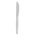 Disposable Knives | Dixie KH017 Heavyweight Polystyrene Cutlery Knives Pack - Clear (1000/Carton) image number 2