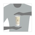 Cups | SOLO RNP21P-J8000 Symphony Design 21 oz Double Sided Poly Paper Cold Cups - Tan/Maroon/White (50/Pack, 20 Packs/Carton) image number 3