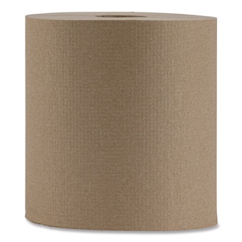 Boardwalk B6256 NonPerforated 1-Ply 800 ft. Hardwound Paper Towels - Natural (6/Carton)