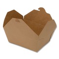 Food Containers & Lids | SCT SCH 0731 ChampPak 4.38 in. x 3.5 in. x 2.5 in. #1 Carryout Boxes - Kraft (450/Carton) image number 1