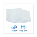 Low-Density Trash Bags | Boardwalk H7658EWK 38 in. x 58 in. 60 gal. 0.7 mil Linear Low Density Industrial Can Liners - White (100/Carton) image number 3