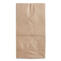 Grocery Bags | Ross & Wallace Paper Products 130321500PK/BL 8.13 in. x 5.88 in. x 12.5 in. #20 Squat Size Extra-Heavy-Duty Grocery Paper Bags - Kraft (500/Bundle) image number 2