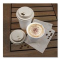 Cup Lids | Dart LK316FBR ProPlanet Seal Molded Fiber Lids for Paper Cups Fits 10 oz. to 24 oz. Hot Cups - Tan (1000/Carton) image number 3