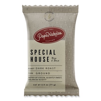 PapaNicholas Coffee 25185 Premium Coffee Special House Blend (18/Carton)