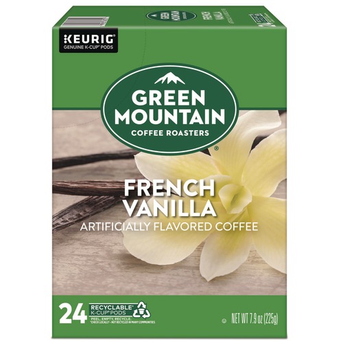 Coffee - Caffeinated | Green Mountain Coffee 5000330112 Coffee K-Cup Pods - French Vanilla (24/Box) image number 0