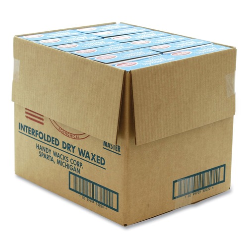 Paper Wraps | Handy Wacks EZ12 10.75 in. x 12 in. Interfolded Dry Waxed Paper Deli Sheets (12/Carton) image number 0