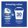 Bleach | Clorox CLO32263 81 oz. Bottle Concentrated Regular Disinfecting Bleach (6/Carton) image number 10