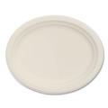 Plates | Dart 12FBRPLR1 12 in. Diameter Compostable Molded Fiber Platter Dinnerware - Natural (500/Carton) image number 0