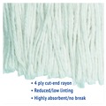 Mop Heads | Boardwalk BWK2020RCT #20 Cut-End Rayon Wet Mop Head - White (12/Carton) image number 9