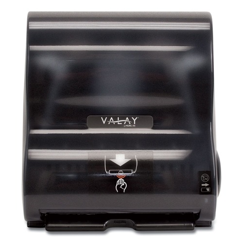 Towel Dispensers | Morcon Paper VT1010 Valay 10 in. Roll Towel Dispenser - Black image number 0
