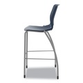 Indoor Seating | HON HMG5.N.E.RE.PLAT Motivate Four-Leg 30 in. Seat Height Supports Up to 300 lb Cafe Height Stool - Regatta Seat/Back, Platinum Base image number 1