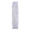 Cutlery Kits | Boardwalk BWKFKTNHWPSWH 4-Piece Heavyweight Fork/Knife/Napkin/Teaspoon Cutlery Kit - White (250/Carton) image number 1