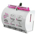 Feminine Care Dispenser Liners | Tidy Girl TGUDPV2 Plastic Feminine Hygiene Disposal Bag Dispenser - Gray image number 1