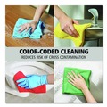 Cleaning Cloths & Wipes | Rubbermaid Commercial 1820583 16 in. x 16 in. Microfiber Cleaning Cloths - Blue (24/Pack) image number 6