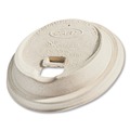 Cup Lids | Dart LK316FBR ProPlanet Seal Molded Fiber Lids for Paper Cups Fits 10 oz. to 24 oz. Hot Cups - Tan (1000/Carton) image number 2