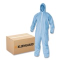 Cleaning Cloths & Wipes | KleenGuard 45324 A65 Zipper Front Flame-Resistant Hooded Coveralls with Elastic Wrist and Ankles - X-Large/Blue (25/Carton) image number 0