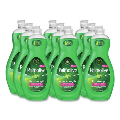 Dishwashing Detergents | Ultra Palmolive US04268A 20 oz Bottle Ultra Strength Dishwashing Liquid - Original Scent (9/Carton) image number 0