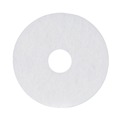 Floor Pads-Cleaning, Buffing & Polishing | Boardwalk BWK4013WHI 13 in. Diameter Polishing Floor Pads - White (5/Carton) image number 0
