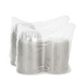 Food Storage Containers & Lids | Dart CTR64BD 64 oz. 8.9 in. Diameter x 4 in. Plastic Tamper-Resistant Tamper-Evident Bowls with Dome Lid - Clear (100/Carton) image number 1