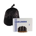 High-Density Trash Bags | Boardwalk V7658HKKR01 38 in. x 58 in. 60 gal. 14 mic High-Density Can Liners - Black (200/Carton) image number 2