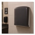 Towel Dispensers | GEN DT34002ESD 11 in. x 4.5 in. x 14 in. Folded Towel Dispenser - Smoke (1/Carton) image number 3