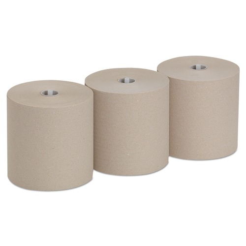 Perforated Roll & Hand Towels | Georgia Pacific Professional 26496 Pacific Blue 7.87 in. x 1,150 ft. 1-Ply Ultra Paper Towels - Natural (3/Carton) image number 0