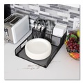 Cutlery Dispensers | Mind Reader PSNAMESH-BLK 11.5 in. x 14.75 in. x 5.5 in. Network Collection Utensil Napkin and Plate Countertop Organizer - Black image number 4