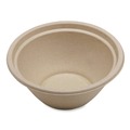 Food Containers & Lids | World Centric BO-SC-U32-LFP 32 oz 7.4 x 7.4 x 3.2 Fiber Paper Bowls - Natural (500/Carton) image number 0