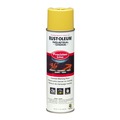 Paint & Paint Supplies | Rust-Oleum RST203034CT 17 oz. Aerosol Can Industrial Choice Precision Line Marking Paint - Flat High-Visibility Yellow (12/Carton) image number 0