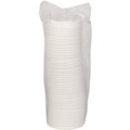 Food Containers & Lids | Pactiv Corp. LMC81216ECBB 4 in. EarthChoice PFAS-Free Compostable Sugarcane Soup Cup Lid - White (500/Carton) image number 2