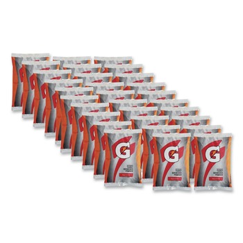 Gatorade QUA33691 G2 Low-Calorie 21 oz. Powder Drink Mix Pouches - Fruit Punch (Carton of 32 Each)