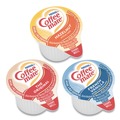 Creamers | Coffee-Mate 12408209 0.38 oz. Mini Cups Liquid Coffee Creamer - French Vanilla/Hazelnut/Original (150/Carton) image number 1