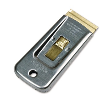 SCRAPERS | Unger SR500 4 in. Steel Handle 1-1/2 in. Wide Safety Scraper
