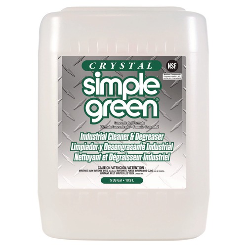 Industrial Cleaning Products | Simple Green 0600000119005 Crystal 5-Gallon Industrial Cleaner/Degreaser Pail image number 0