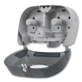Toilet Tissue Dispensers | Georgia Pacific Professional 59206 13.56 in. x 5.75 in. x 8.63 in. 2-Roll Bathroom Tissue Dispenser - Smoke image number 6