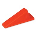 Doorstops | Master Caster 00965 Giant Foot 3.5 in. W x 6.75 in. D x 2 in. H No-Slip Rubber Wedge Doorstop - Safety Orange image number 1