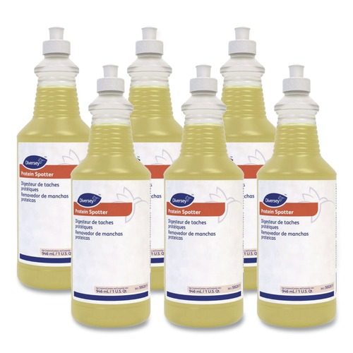 Carpet Cleaners | Diversey Care 5002611 32 oz. Bottle Protein Spotter - Fresh Scent (6/Carton) image number 0