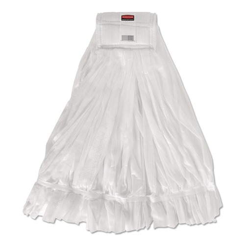 Mop Heads | Rubbermaid Commercial 2025507 5 in. Headband Nonwoven Fiber #24 Disposable Mop - White image number 0