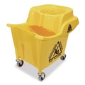 Buckets & Wringers | Nexstep Commercial Products 96979 MaxiRough Institutional Mop Bucket and Wringer, 35 qt, Yellow image number 3