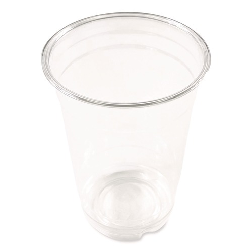 Cups | Boardwalk BWKPET14PK 14 oz. Plastic PET Cups - Clear (50/Pack) image number 0