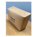 Food Containers & Lids | GEN KS10123 Reclosable 110 oz. Paper Take-Out Box - Kraft (160/Carton) image number 3