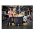 Carts & Trucks | Rubbermaid Commercial FG461600BLA 119.7 gal. 500 lbs. Capacity Plastic/Metal Cube Truck - Black image number 4